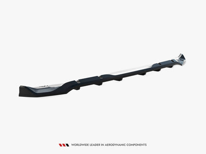 Maxton Design Rear Splitter (Vertical Bars) Abarth 500e