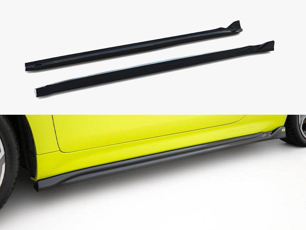 Maxton Design Side Skirts Diffusers Abarth 500e