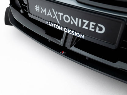 Maxton Design Street PRO Front Splitter + Flaps BMW M135i F70