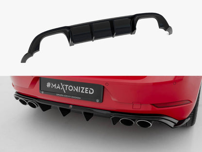 Maxton Design Rear Valance V.3 Volkswagen Golf R Mk7 Facelift