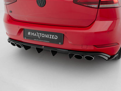 Maxton Design Rear Valance V.3 Volkswagen Golf R Mk7 Facelift