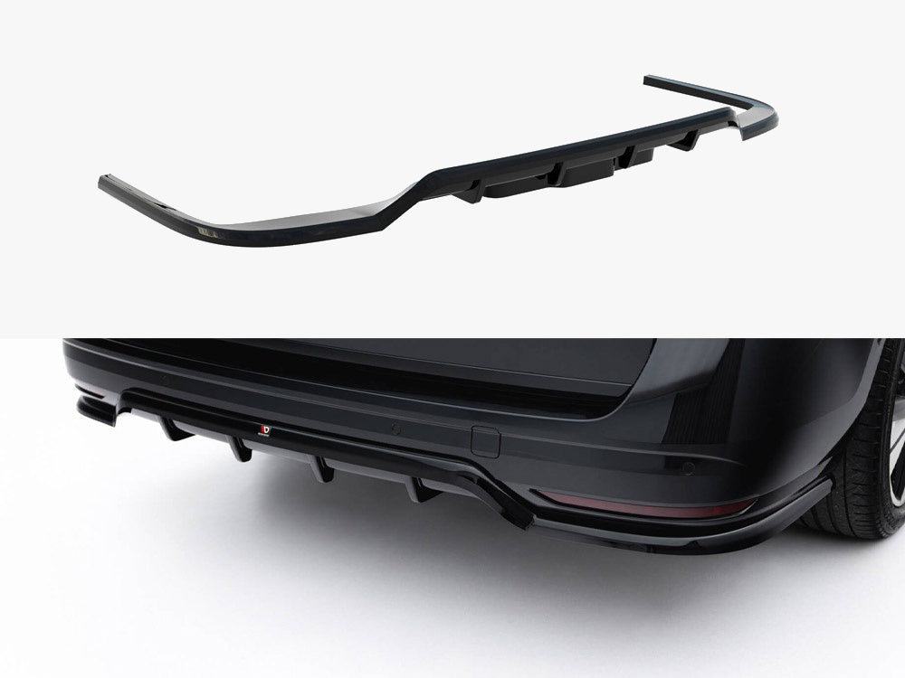 Maxton Design Rear Splitter (Vertical Bars) Volkswagen Multivan Long T7