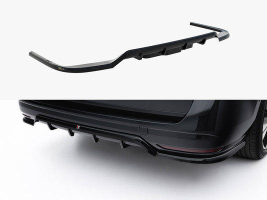 Maxton Design Rear Splitter (Vertical Bars) Volkswagen Multivan Long T7