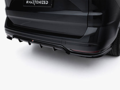 Maxton Design Rear Splitter (Vertical Bars) Volkswagen Multivan Long T7