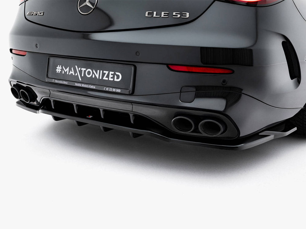 Maxton Design Rear Splitter (Vertical Bars) Mercedes-AMG CLE 53 C236