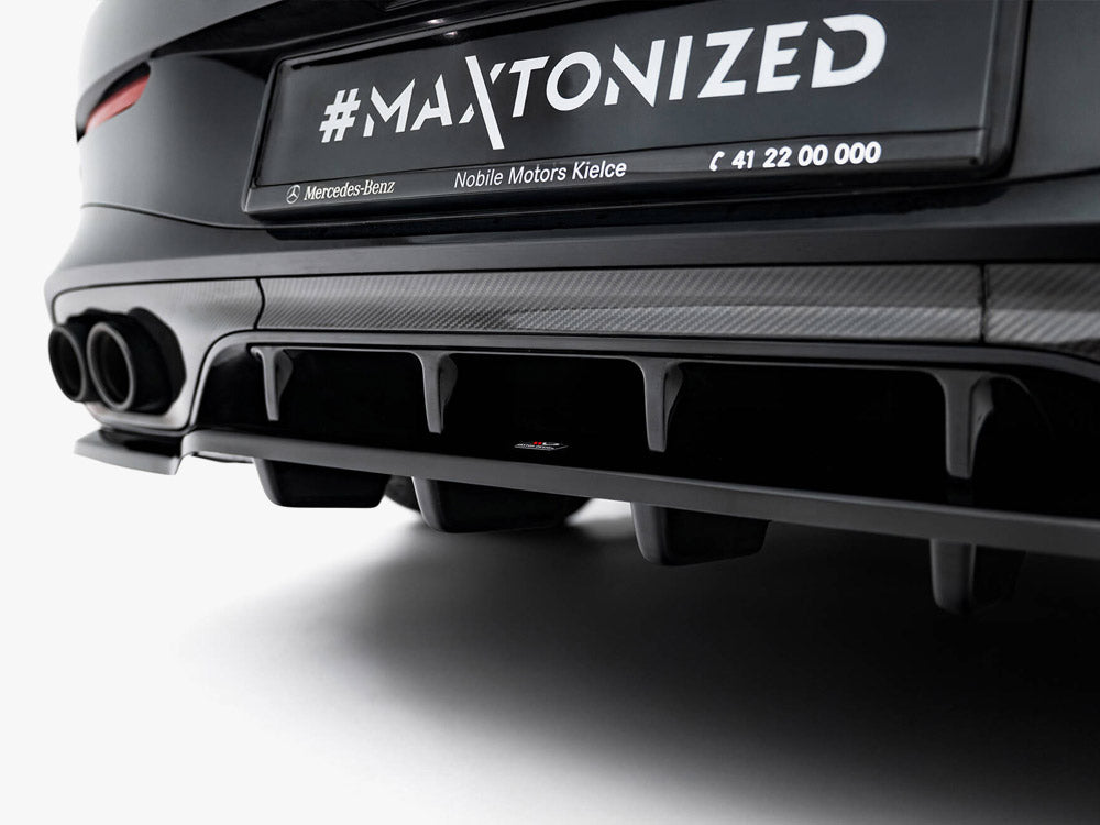 Maxton Design Rear Splitter (Vertical Bars) Mercedes-AMG CLE 53 C236
