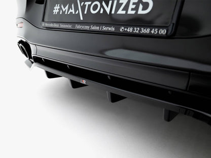 Maxton Design Rear Splitter (Vertical Bars) Mercedes-AMG SL 63 R232