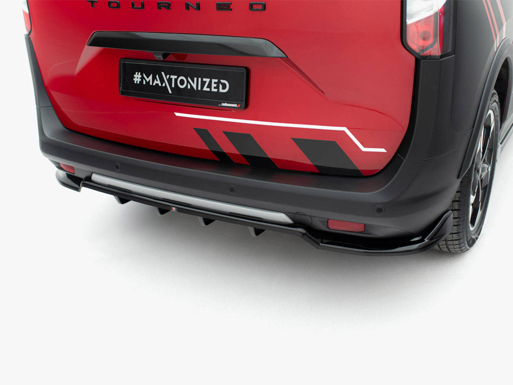 Maxton Design Rear Splitter (Vertical Bars) Ford Tourneo Courier Mk2