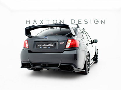 Maxton Design Rear Splitter (Vertical Bars) Subaru Impreza WRX STI Mk3 Facelift