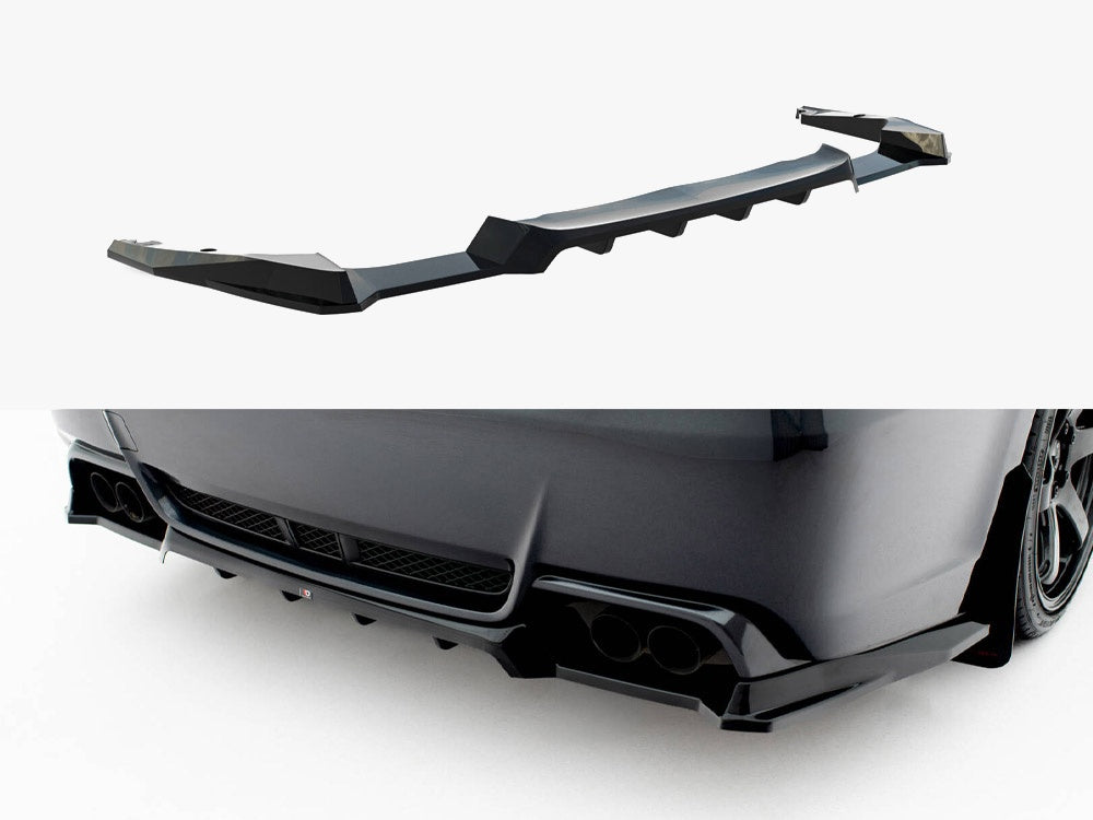 Maxton Design Rear Splitter (Vertical Bars) Subaru Impreza WRX STI Mk3 Facelift