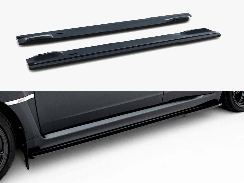 Maxton Design Side Skirts Diffusers V.1 Subaru Impreza WRX STI Mk3 Facelift