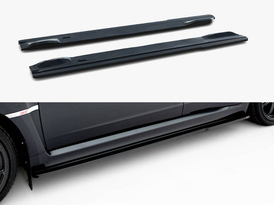 Maxton Design Side Skirts Diffusers V.1 Subaru Impreza WRX STI Mk3 Facelift