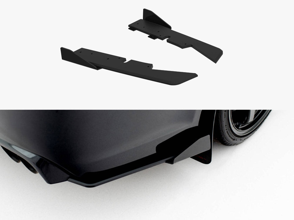Maxton Design Street PRO Rear Side Splitters + Flaps Subaru Impreza WRX STI Mk3 Facelift