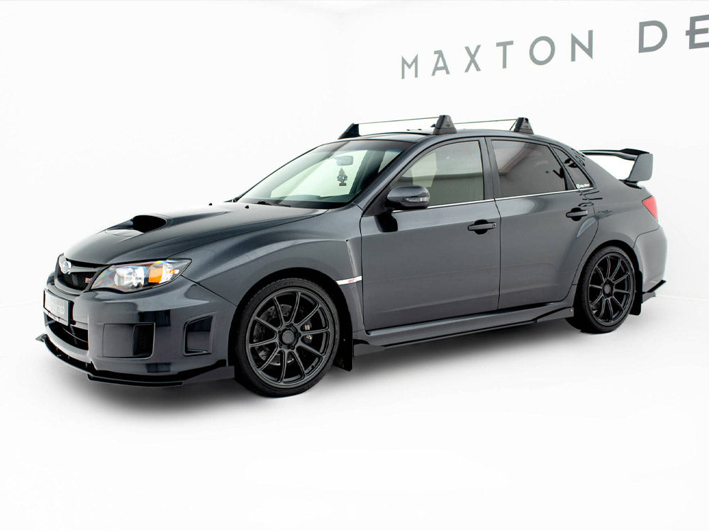 Maxton Design Street PRO Side Skirts Diffusers + Flaps Subaru Impreza WRX STI Mk3 Facelift
