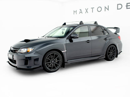 Maxton Design Street PRO Side Skirts Diffusers + Flaps Subaru Impreza WRX STI Mk3 Facelift