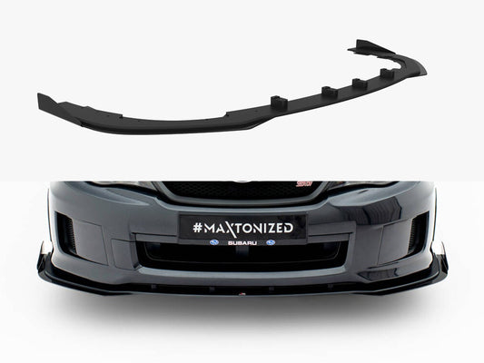 Maxton Design Street PRO Front Splitter + Flaps Subaru Impreza WRX STI Mk3 Facelift