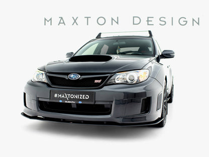 Maxton Design Street PRO Front Splitter Subaru Impreza WRX STI Mk3 Facelift