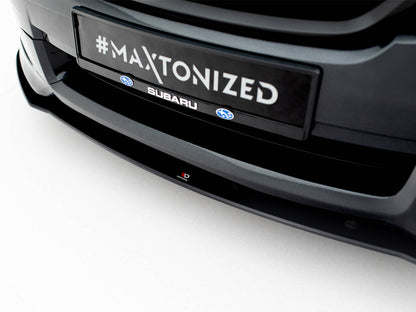 Maxton Design Street PRO Front Splitter Subaru Impreza WRX STI Mk3 Facelift