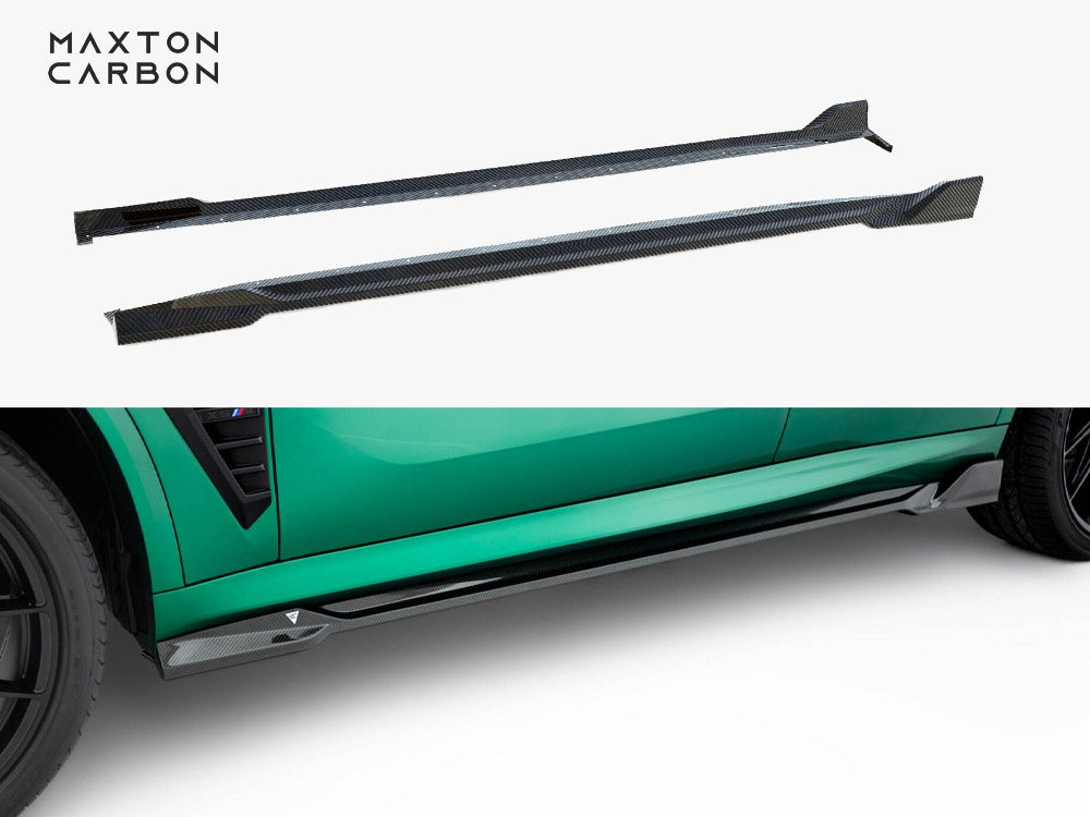 Maxton Design Prepreg Carbon Fiber Side Skirts BMW X5 M F95 Facelift