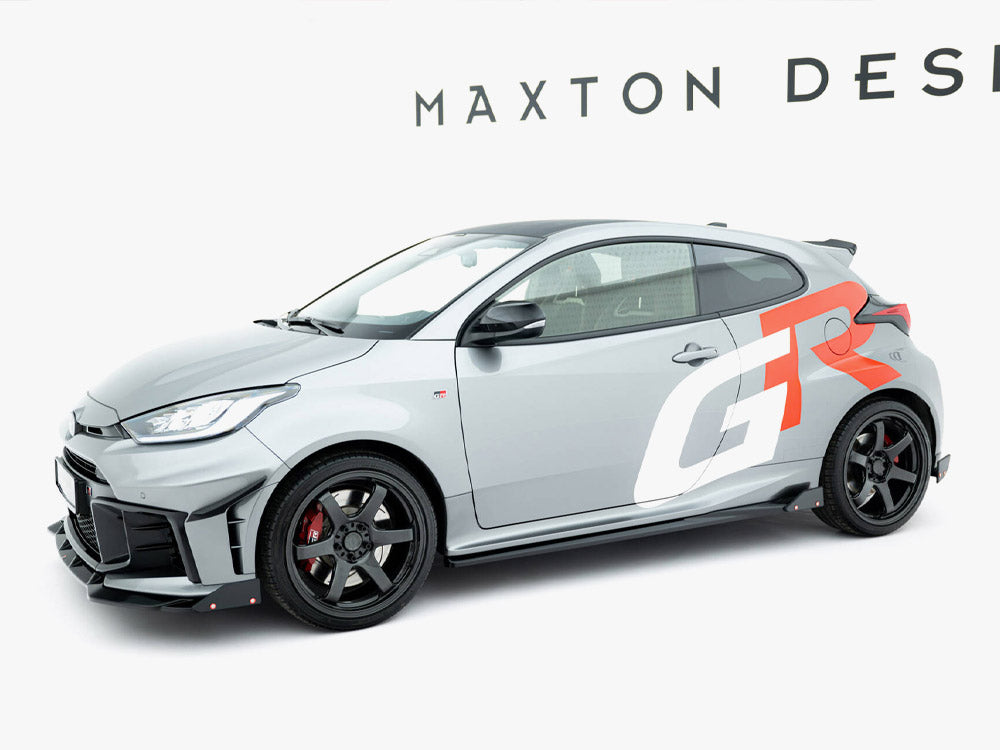 Maxton Design Side Skirts Diffusers + Flaps Toyota GR Yaris Mk4 Facelift