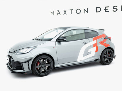 Maxton Design Side Skirts Diffusers + Flaps Toyota GR Yaris Mk4 Facelift