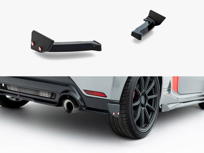 Maxton Design Rear Side Splitters + Flaps Toyota GR Yaris Mk4 Facelift