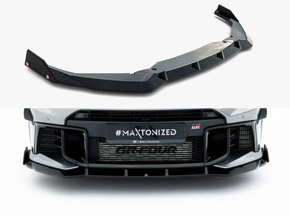 Maxton Design Front Splitter + Flaps Toyota GR Yaris Mk4 Facelift