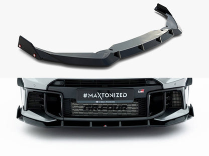 Maxton Design Front Splitter + Flaps Toyota GR Yaris Mk4 Facelift