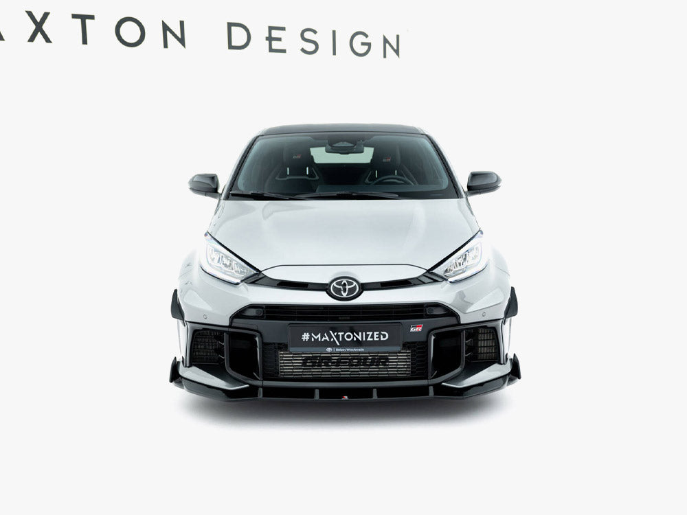 Maxton Design Front Splitter + Flaps Toyota GR Yaris Mk4 Facelift