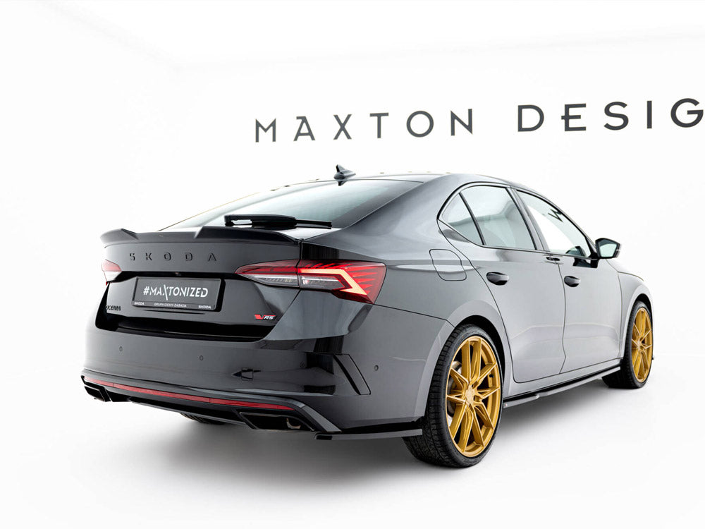 Maxton Design Rear Side Splitters V.1 Skoda Octavia RS Liftback / Estate Mk4 Facelift