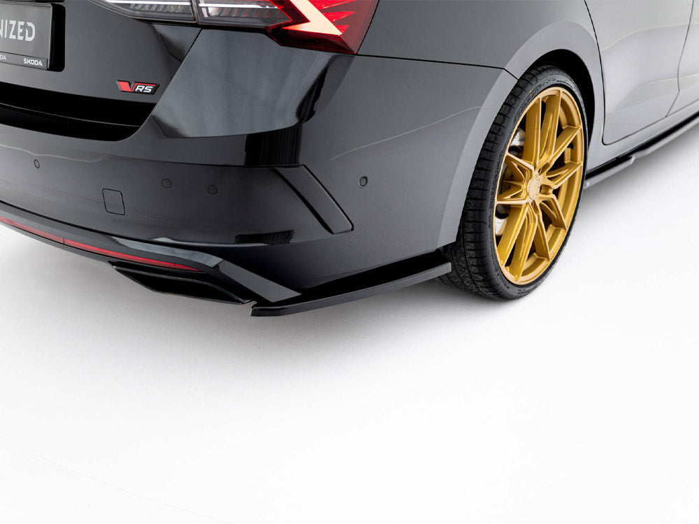 Maxton Design Rear Side Splitters V.1 Skoda Octavia RS Liftback / Estate Mk4 Facelift