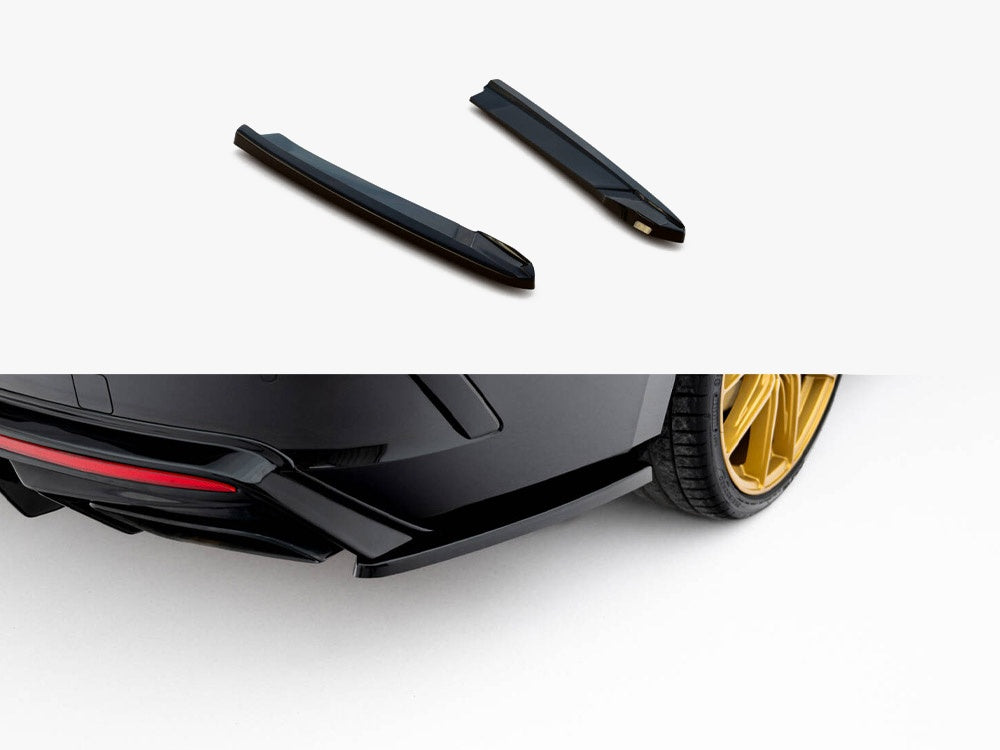 Maxton Design Rear Side Splitters V.3 Skoda Octavia RS Liftback / Estate Mk4 Facelift