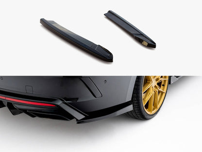 Maxton Design Rear Side Splitters V.4 Skoda Octavia RS Liftback / Estate Mk4 Facelift