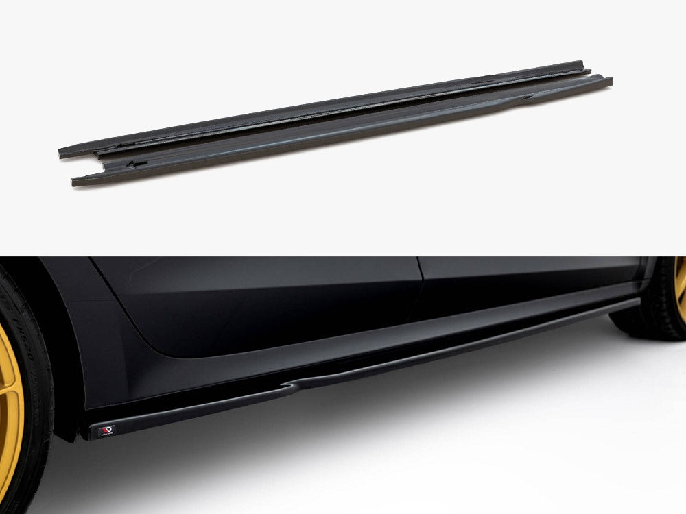 Maxton Design Side Skirts Diffusers V.1 Skoda Octavia RS Liftback / Estate Mk4 Facelift