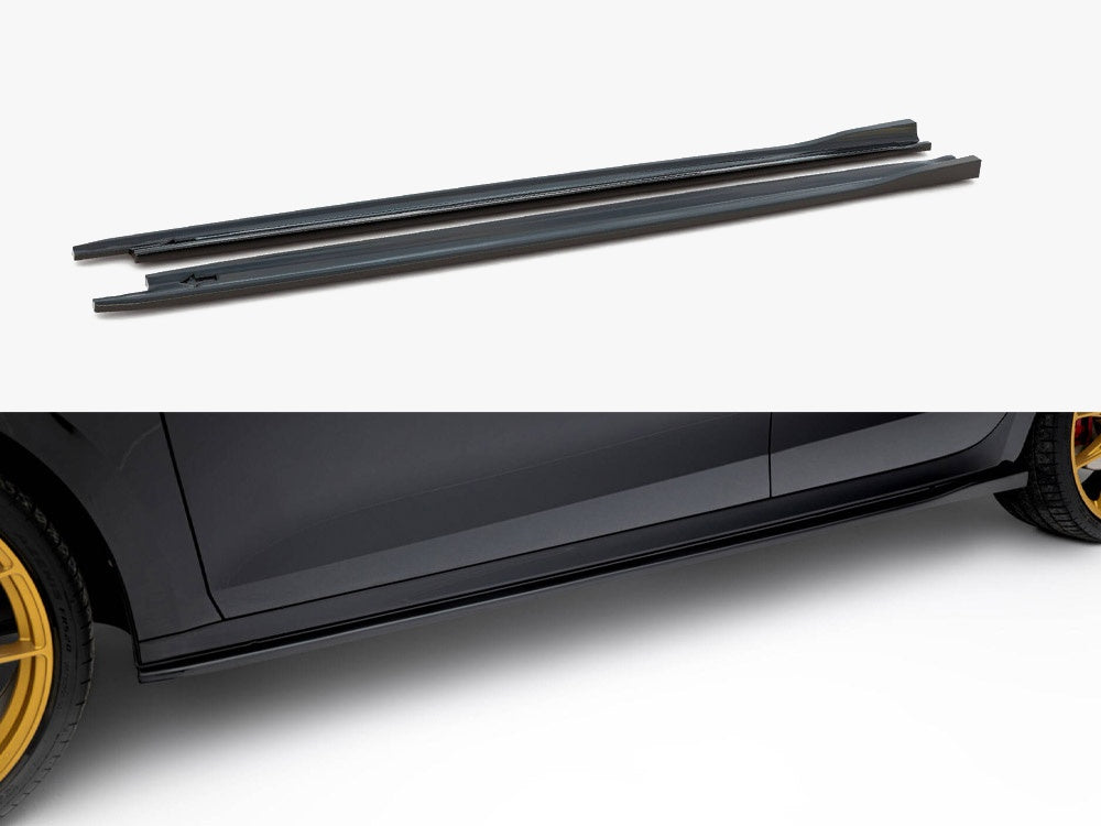 Maxton Design Side Skirts Diffusers V.2 Skoda Octavia RS Liftback / Estate Mk4 Facelift