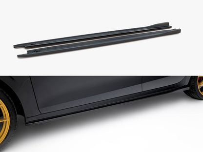 Maxton Design Side Skirts Diffusers V.2 Skoda Octavia RS Liftback / Estate Mk4 Facelift