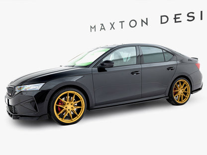 Maxton Design Side Skirts Diffusers V.2 Skoda Octavia RS Liftback / Estate Mk4 Facelift