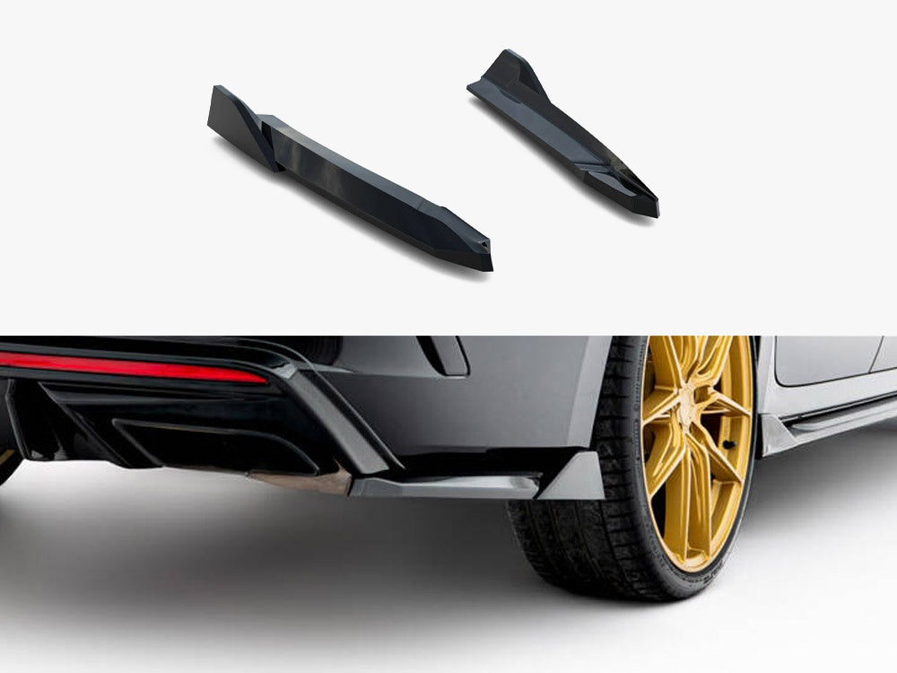 Maxton Design Rear Side Splitters V.8 Skoda Octavia RS Liftback / Estate Mk4 Facelift