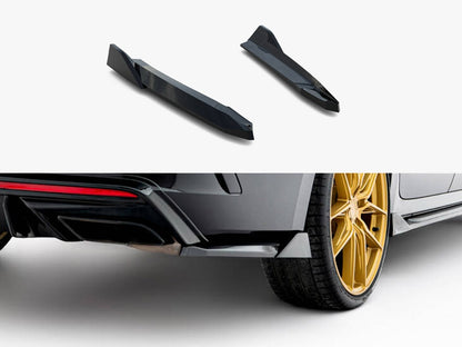 Maxton Design Rear Side Splitters V.8 Skoda Octavia RS Liftback / Estate Mk4 Facelift