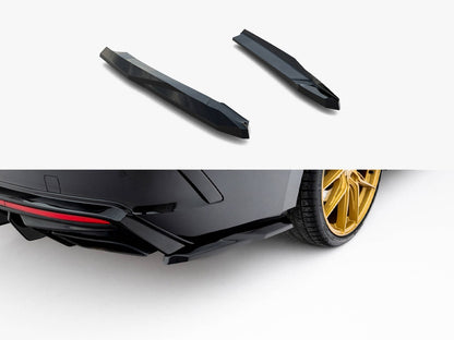 Maxton Design Rear Side Splitters V.7 Skoda Octavia RS Liftback / Estate Mk4 Facelift