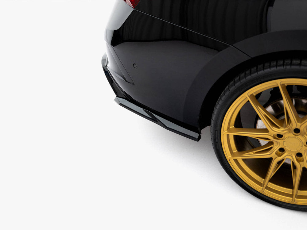 Maxton Design Rear Side Splitters V.7 Skoda Octavia RS Liftback / Estate Mk4 Facelift