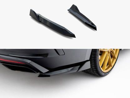 Maxton Design Rear Side Splitters V.6 Skoda Octavia RS Liftback / Estate Mk4 / Mk4 Facelift