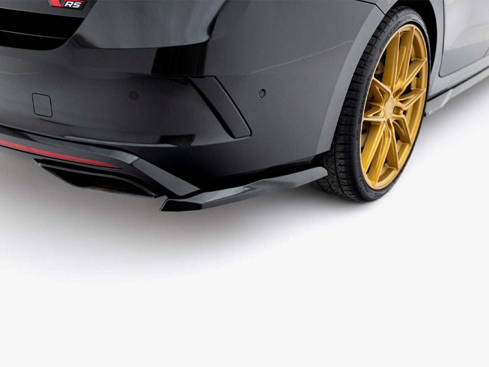 Maxton Design Rear Side Splitters V.5 Skoda Octavia RS Liftback / Estate Mk4 / Mk4 Facelift