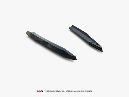 Maxton Design Rear Side Splitters V.5 Skoda Octavia RS Liftback / Estate Mk4 / Mk4 Facelift