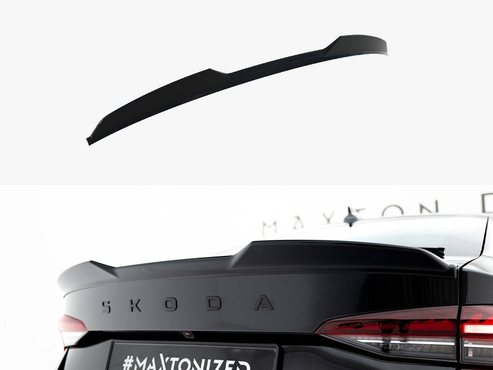 Maxton Design Spoiler CAP 3D Skoda Octavia RS / Sportline / Standard Liftback MK4 / Mk4 Facelift