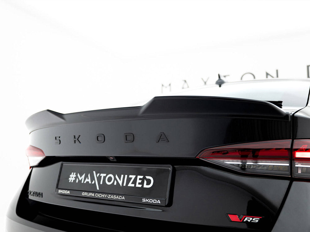 Maxton Design Spoiler CAP 3D Skoda Octavia RS / Sportline / Standard Liftback MK4 / Mk4 Facelift
