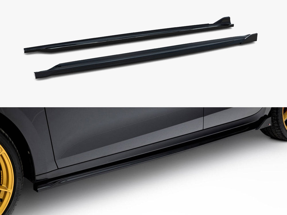 Maxton Design Side Skirts Diffusers V.2 Skoda Octavia RS Liftback / Estate Mk 4 Facelift