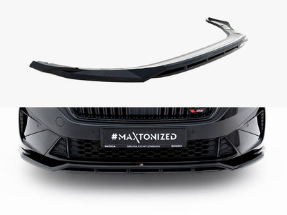 Maxton Design Front Splitter V.1 Skoda Octavia RS Liftback / Estate Mk4 Facelift