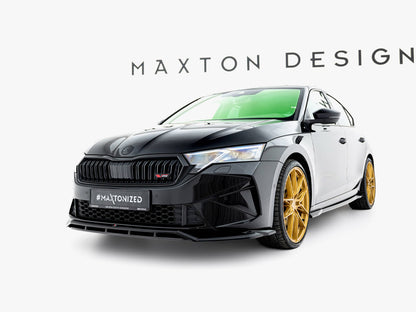 Maxton Design Front Splitter V.1 Skoda Octavia RS Liftback / Estate Mk4 Facelift