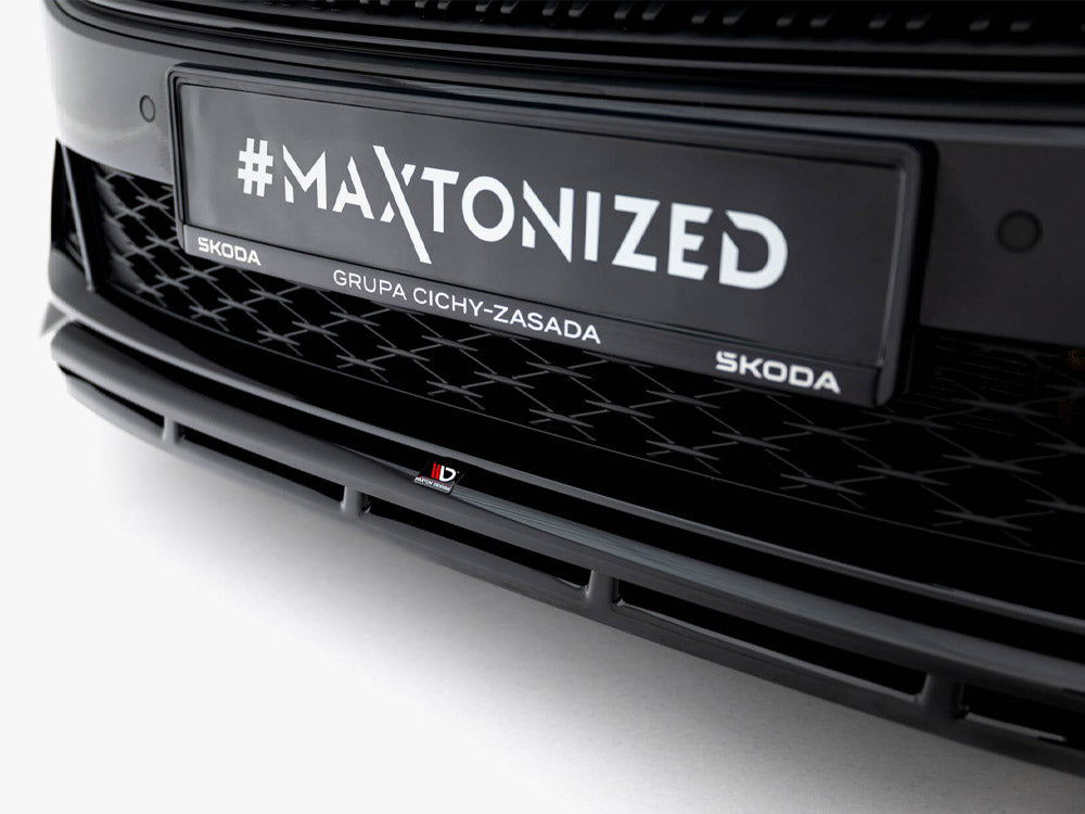 Maxton Design Front Splitter V.1 Skoda Octavia RS Liftback / Estate Mk4 Facelift